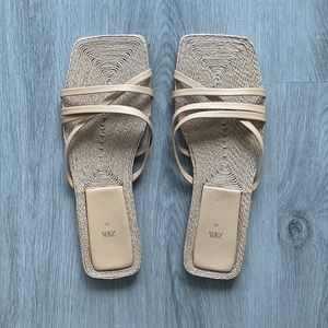 NWOT Zara nude sandals